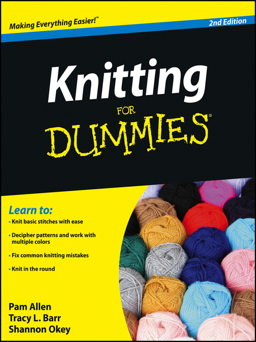 Title details for Knitting for Dummies® by Allen - Wait list